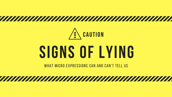 <h1 class="blog">Signs of Lying</h1>